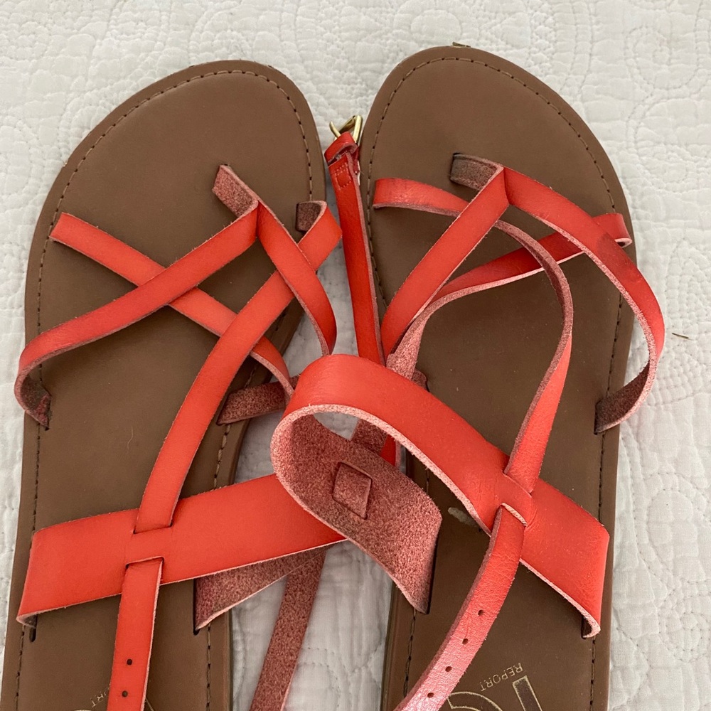 Cute orange sandals